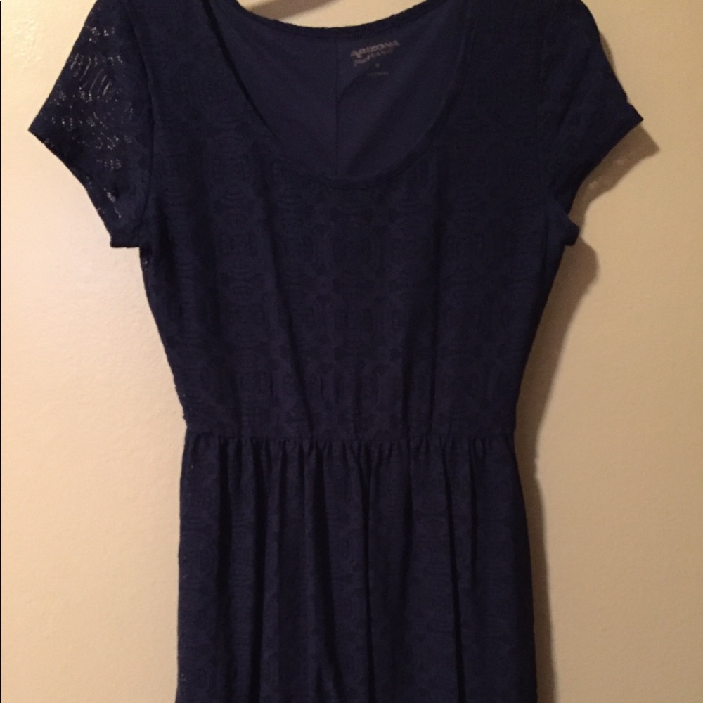 Navy lace dress